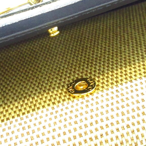 GUCCI Horsebit Beige Dark Navy Canvas Leather - 764-081625 - Picture 8 of 13